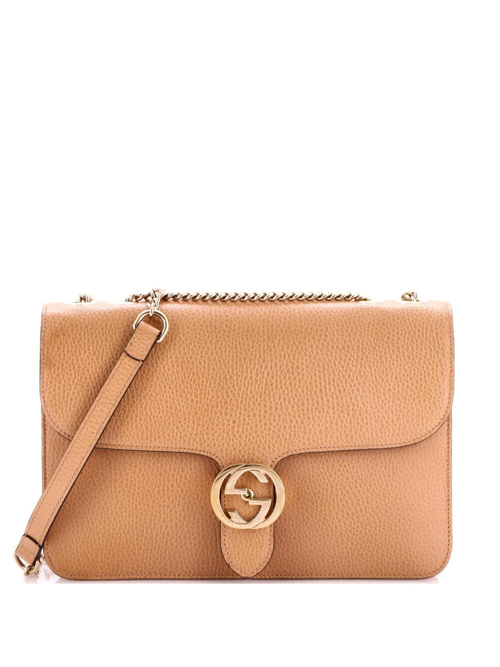 Gucci Interlocking Shoulder Bag Leather #364367G11B
